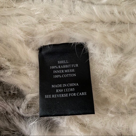 Love Token 100% Rabbit Fur Super Soft Vest - Picture 7 of 7